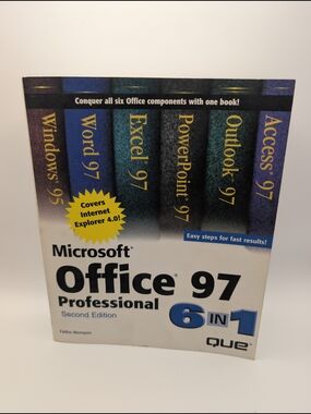 Microsoft Office 97 Professional 6 in 1 Second Edition Paperback